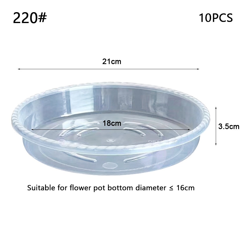 Drip Tray Saucer - 10pcs New Round Flower Pot Tray