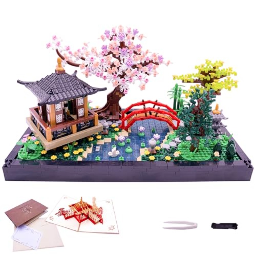 Bonsai Zen Garden Set - Micro Building Blocks Sets Chinese Zen