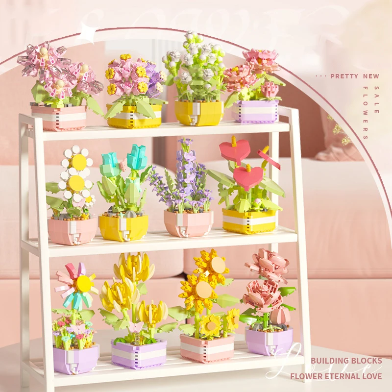 Flower Succulents Building Blo - Bonsai Garden Kit のレビューと価格