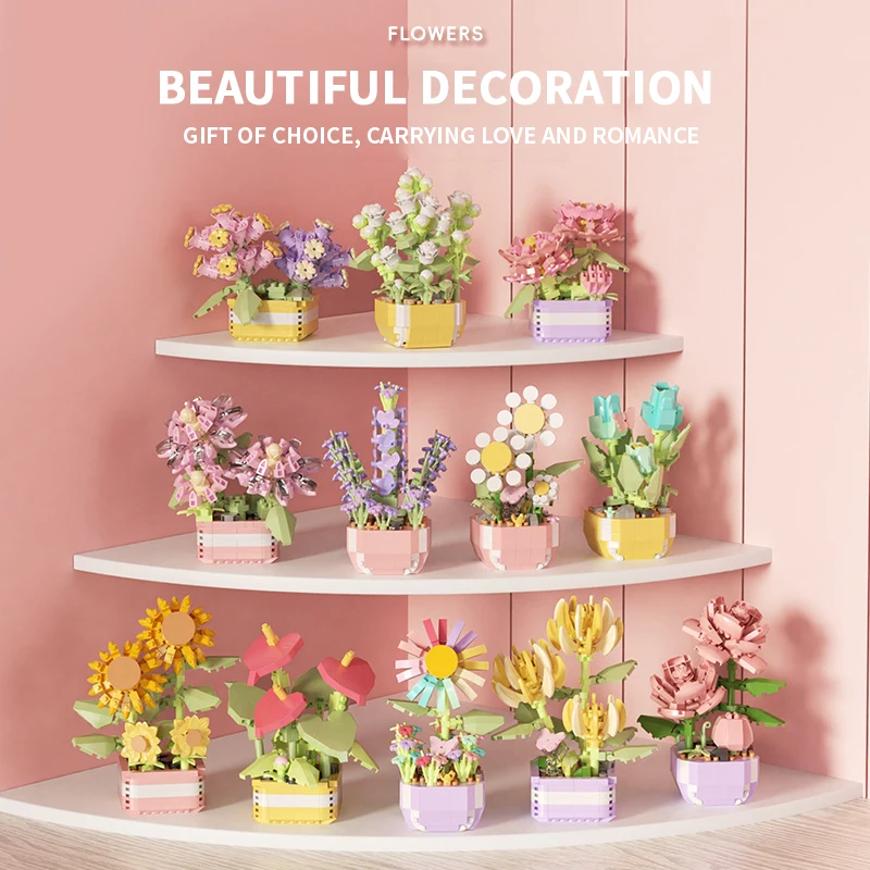Flower Succulents Building Blo - Bonsai Garden Kit のレビューと価格