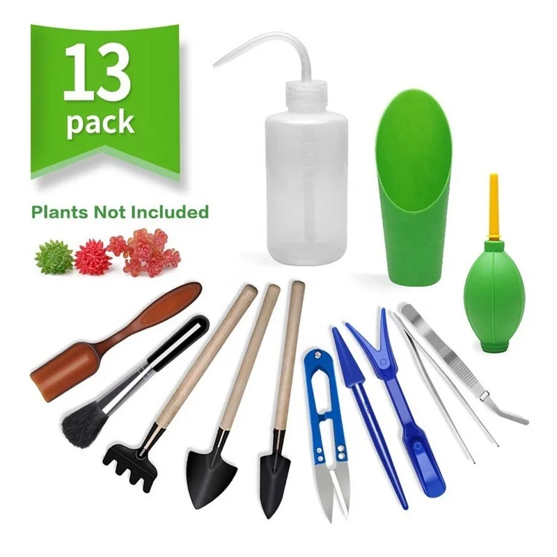 13Pcs Garden Planter Kit DIY S - Bonsai Garden Kit のレビューと価格