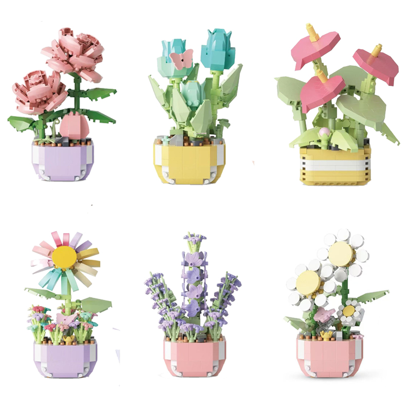 Mini Potted Flowers Building B - Bonsai Garden Lego Set のレビューと価格