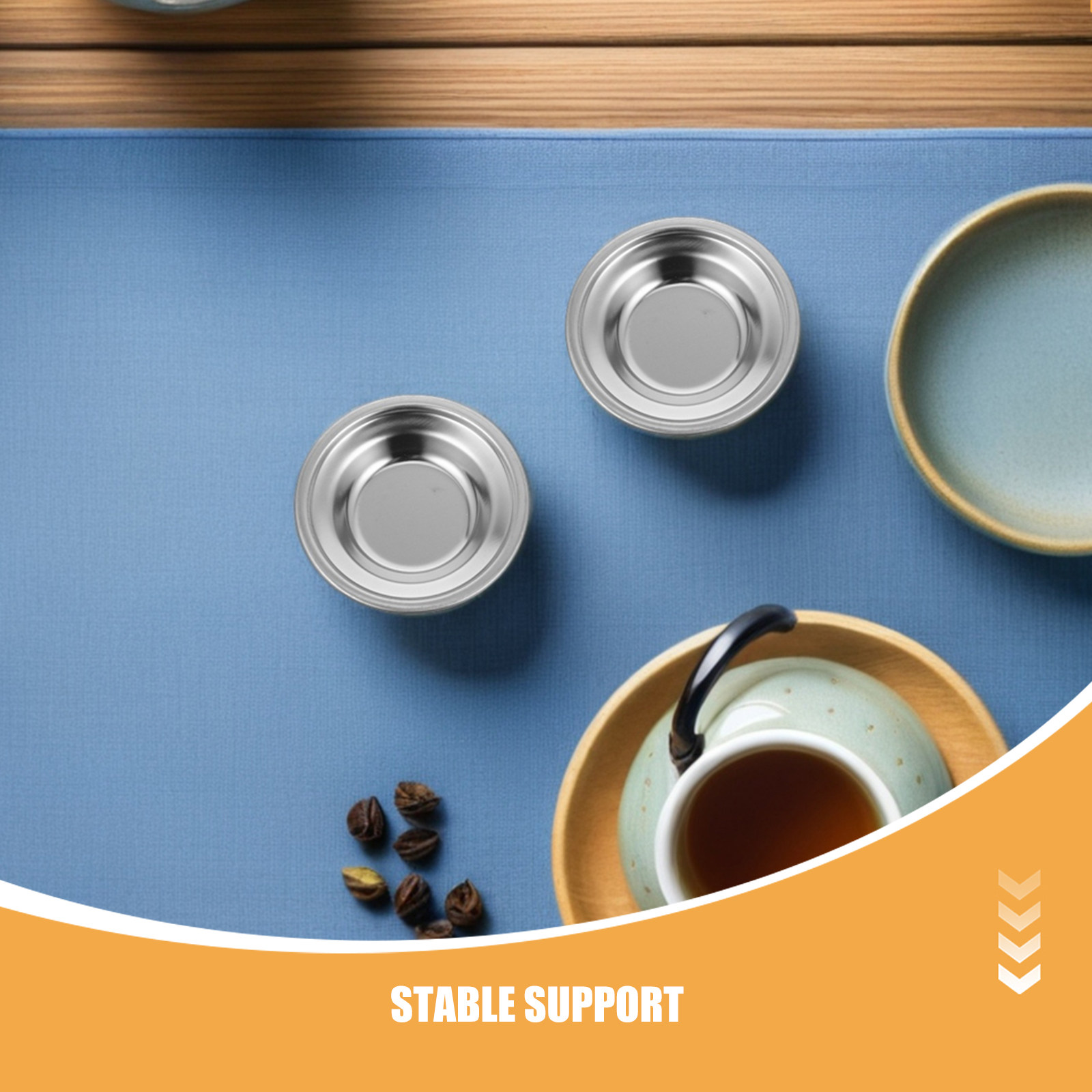 10Pcs Stainless Steel Tea Bag  - Drip Tray Saucer のレビューと価格