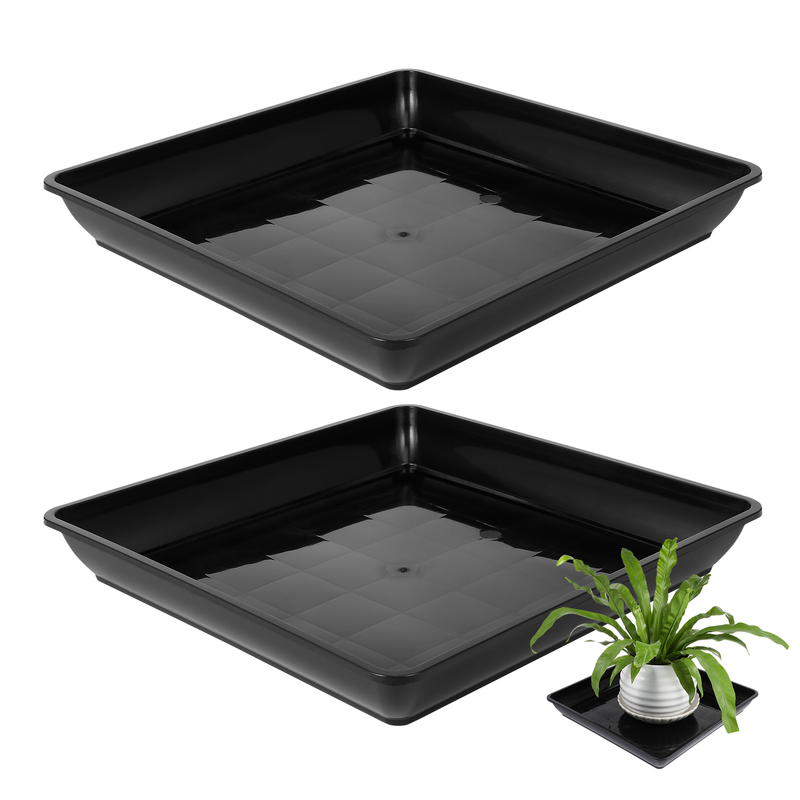 2pcs Flowerpot Saucer Plant Tr - Drip Tray Saucer のレビューと価格