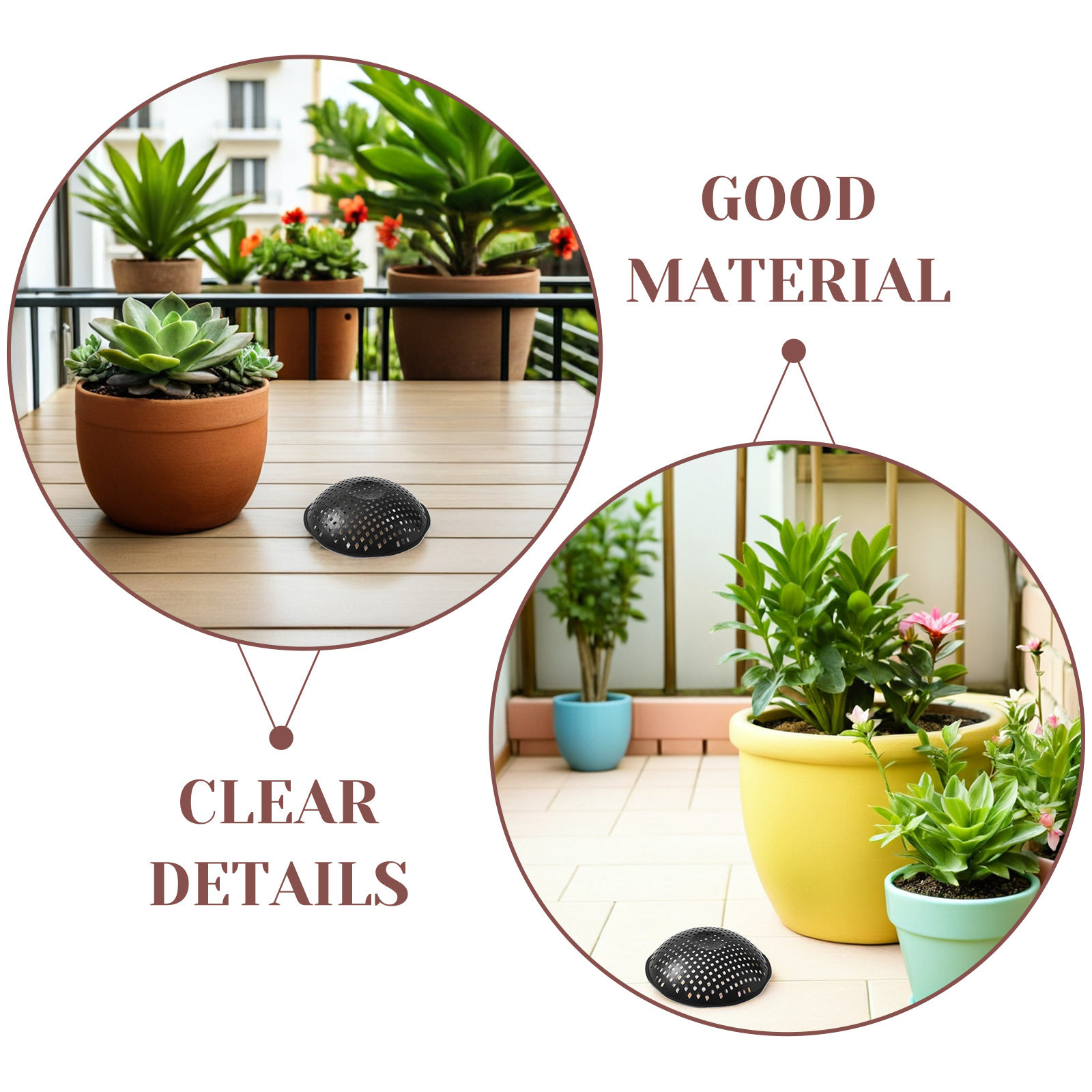 10Pcs Flower Pot Hole Mesh Pad - Us Bonsai Garden のレビューと価格