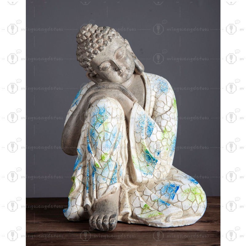Mini Buddha Statue Ornament, N - Us Bonsai Garden のレビューと価格
