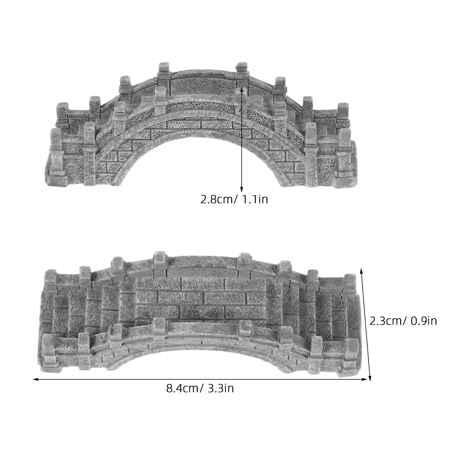 4Pcs Miniature Asian Arch Brid - Bonsai Zen Garden Set のレビューと価格