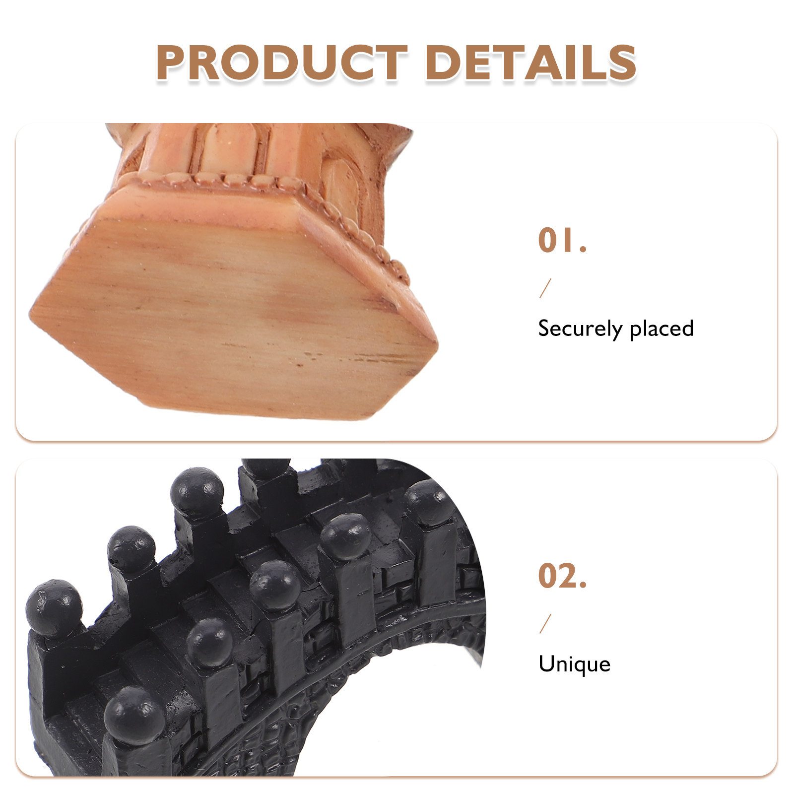 4Pcs Mini Japanese Pagoda Stat - Bonsai Zen Garden Set のレビューと価格