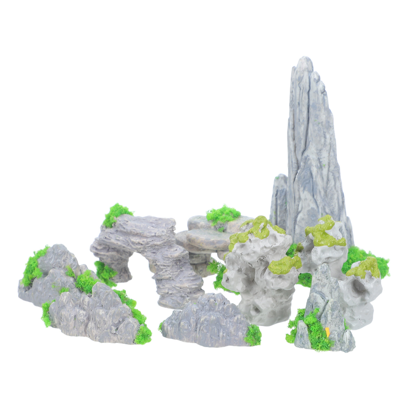 1Set Mini Rockery Ornaments Se - Bonsai Zen Garden Set のレビューと価格