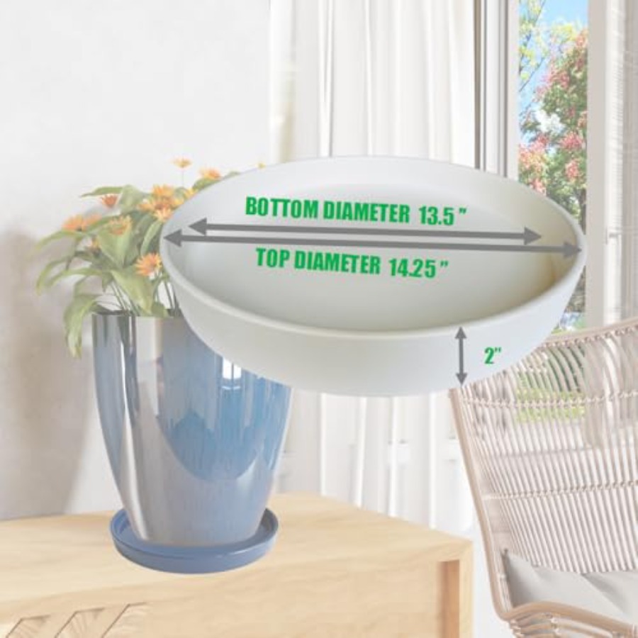 Plant Saucer Ceramic Deep Pot  - Drip Tray Saucer のレビューと価格