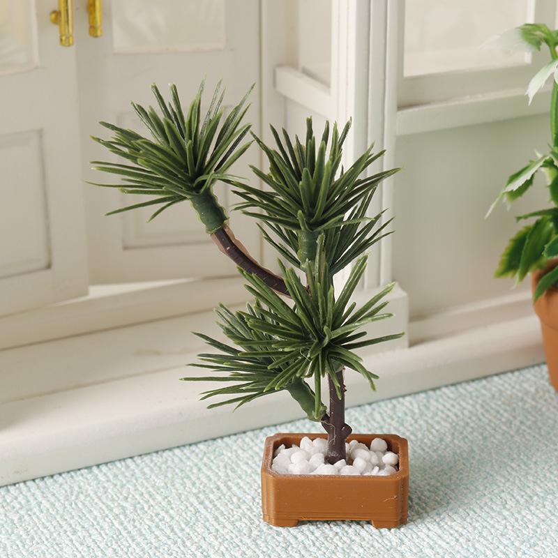 1Pcs 1/12 Dollhouse Simulation - Bonsai Garden Tree のレビューと価格
