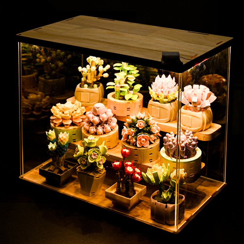 DIY MOC Potted Plants Succulen - Bonsai Garden Lego Set のレビューと価格