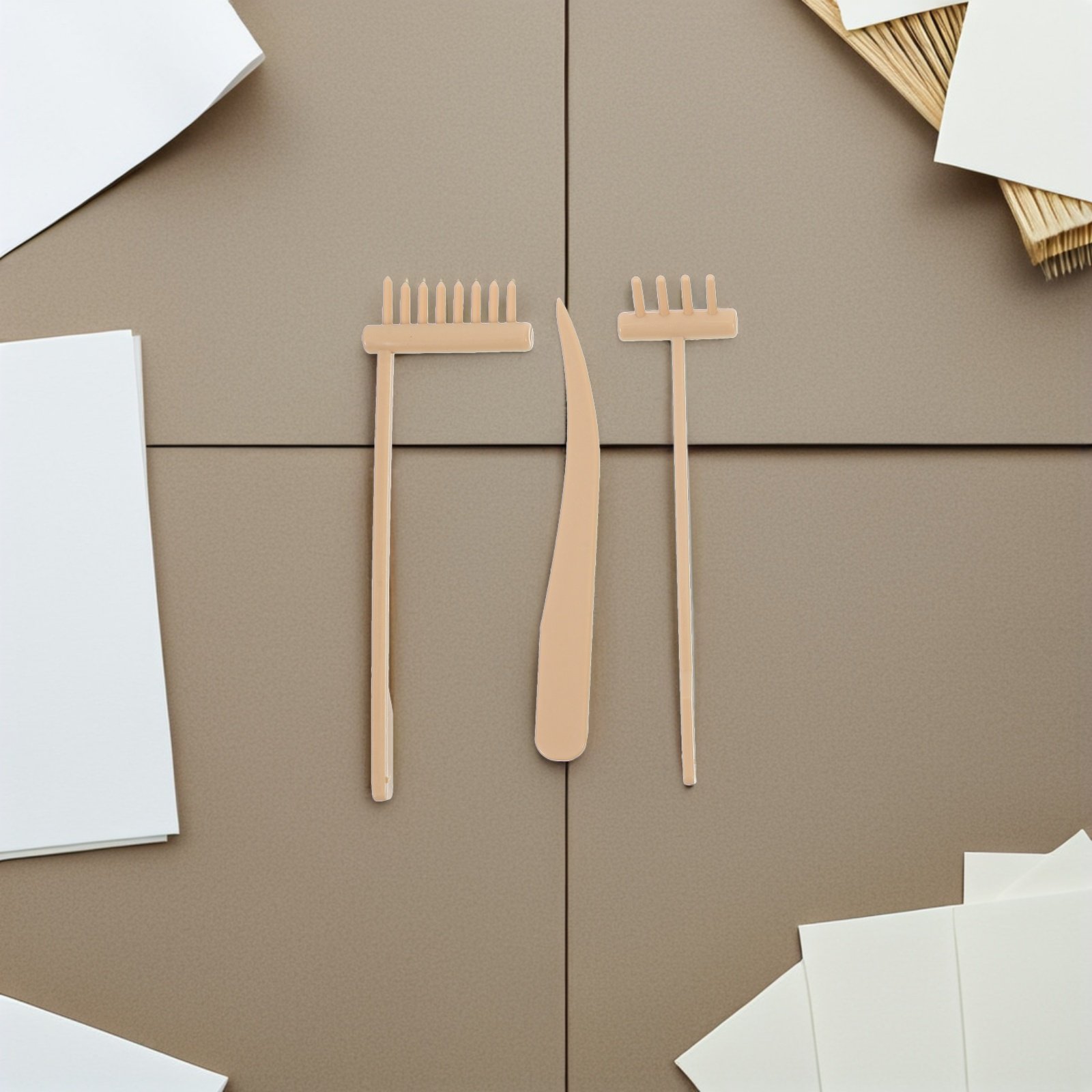 4 Sets Tools Hand Held Rake Mi - Bonsai Zen Garden Set のレビューと価格