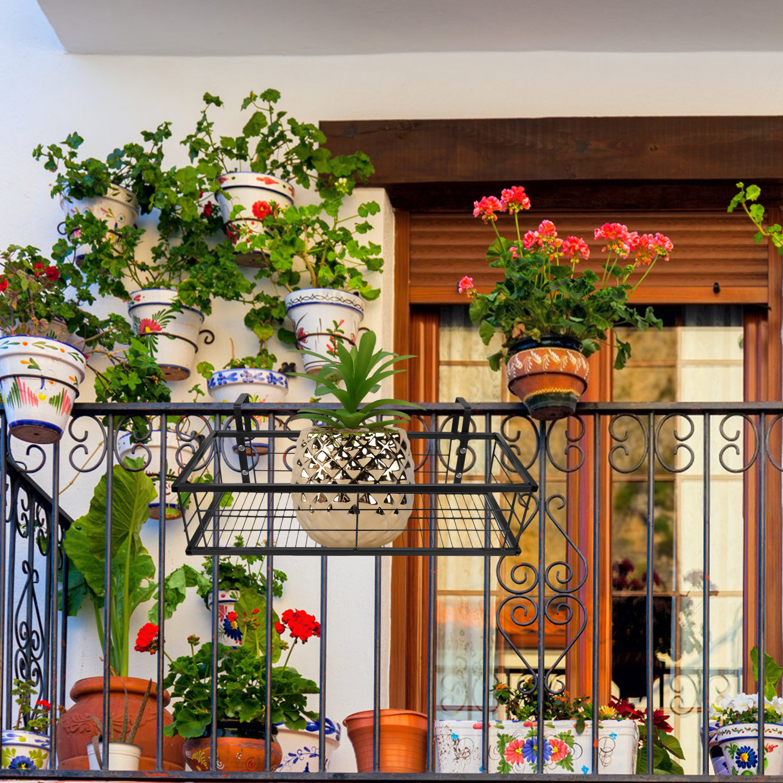 1Pcs Balcony Hanging Flower Po - Us Bonsai Garden のレビューと価格
