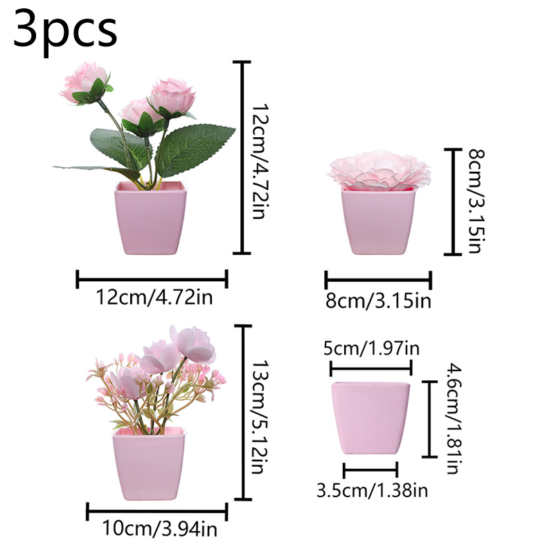 (A set of 3PCS) Simulated Mini - Bonsai Garden Kit のレビューと価格
