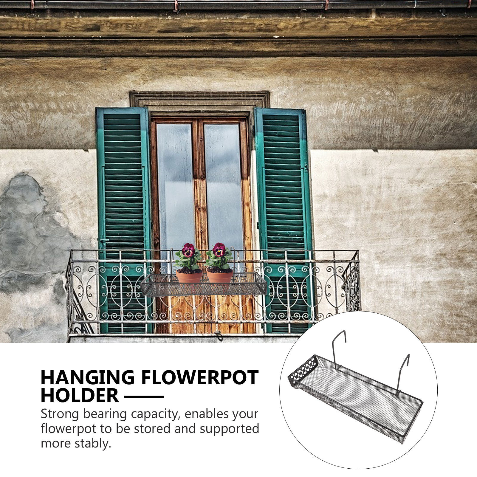 Balcony Plant Hanger Rack Heav - Us Bonsai Garden のレビューと価格