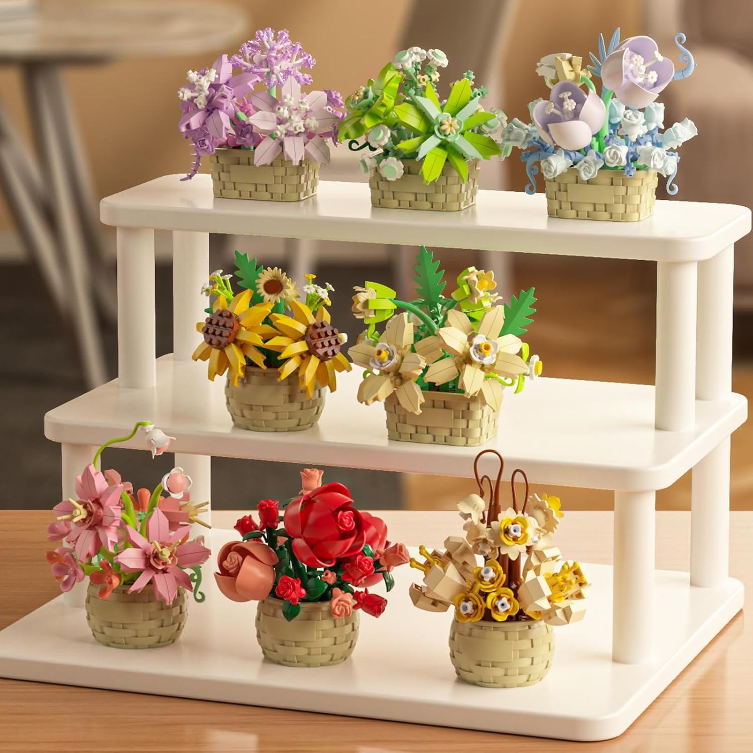 DIY Potted Plant Building Bloc - Bonsai Garden Lego Set のレビューと価格