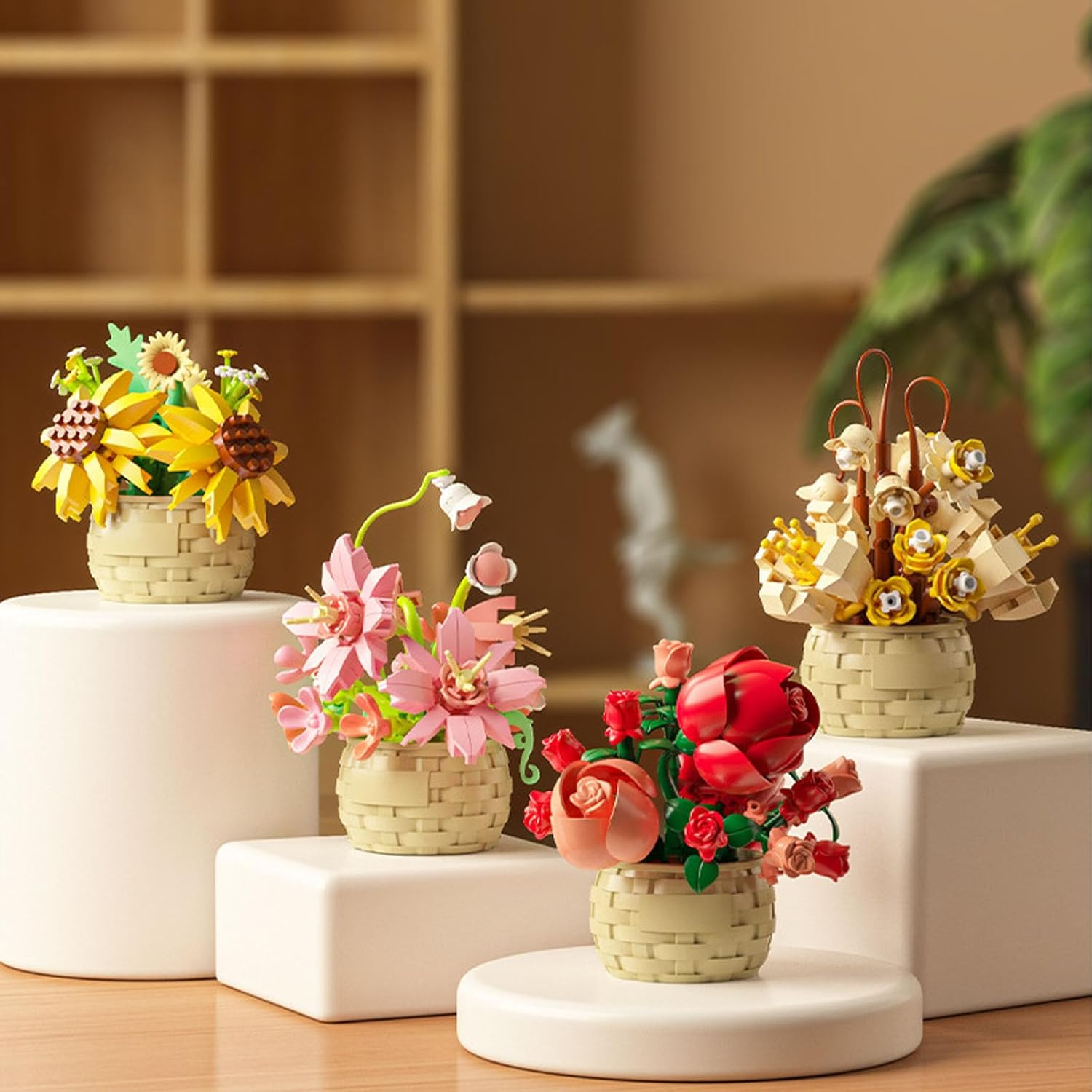 DIY Potted Plant Building Bloc - Bonsai Garden Lego Set のレビューと価格
