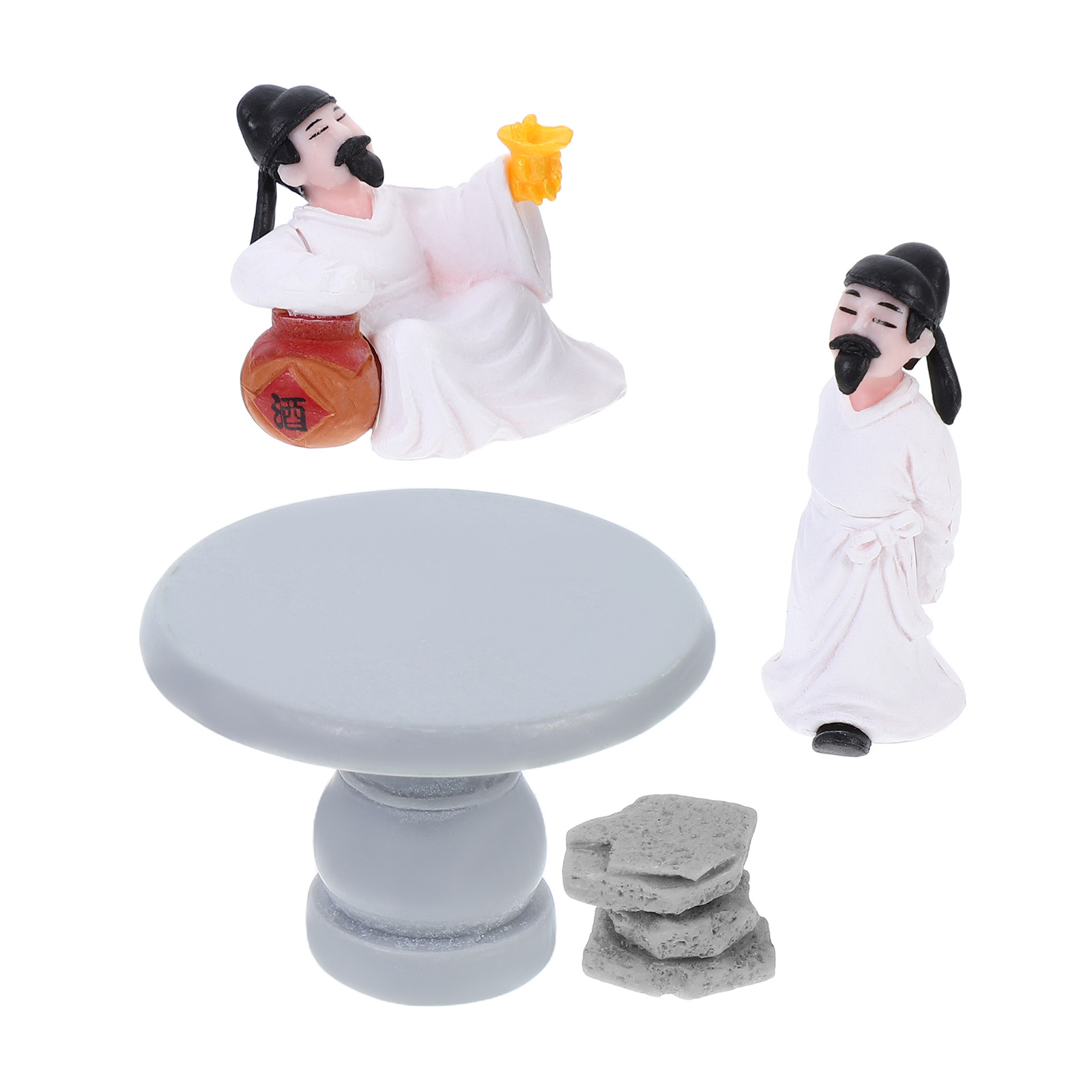 4Pcs Miniature Table Chair Set - Bonsai Zen Garden Set のレビューと価格