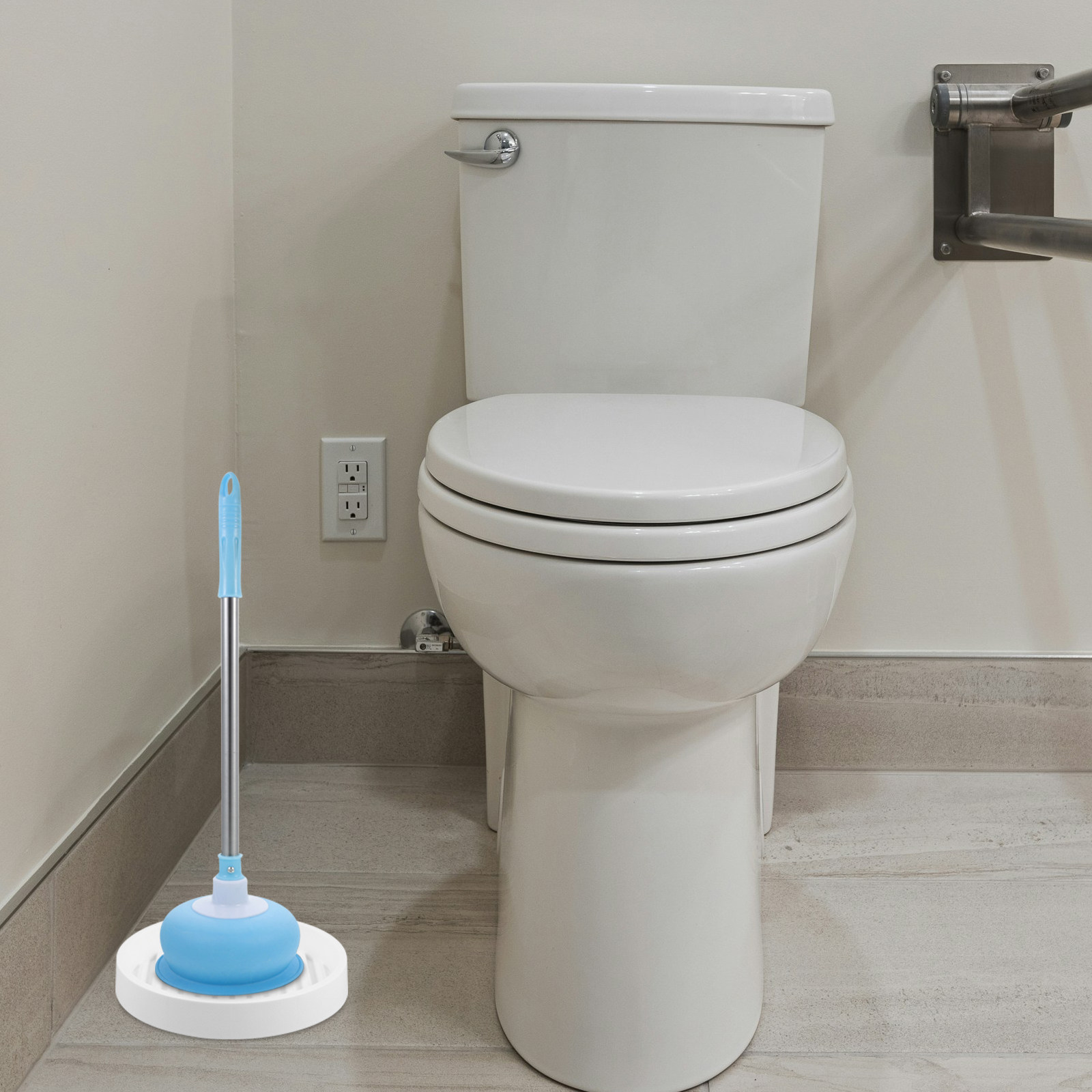 2Pcs Toilet Plunger Mat Round  - Drip Tray Saucer のレビューと価格