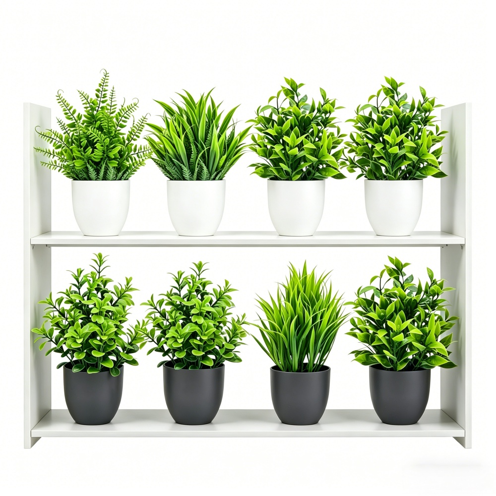 4pcs/set Mini Artificial Plant - Bonsai Garden Kit のレビューと価格