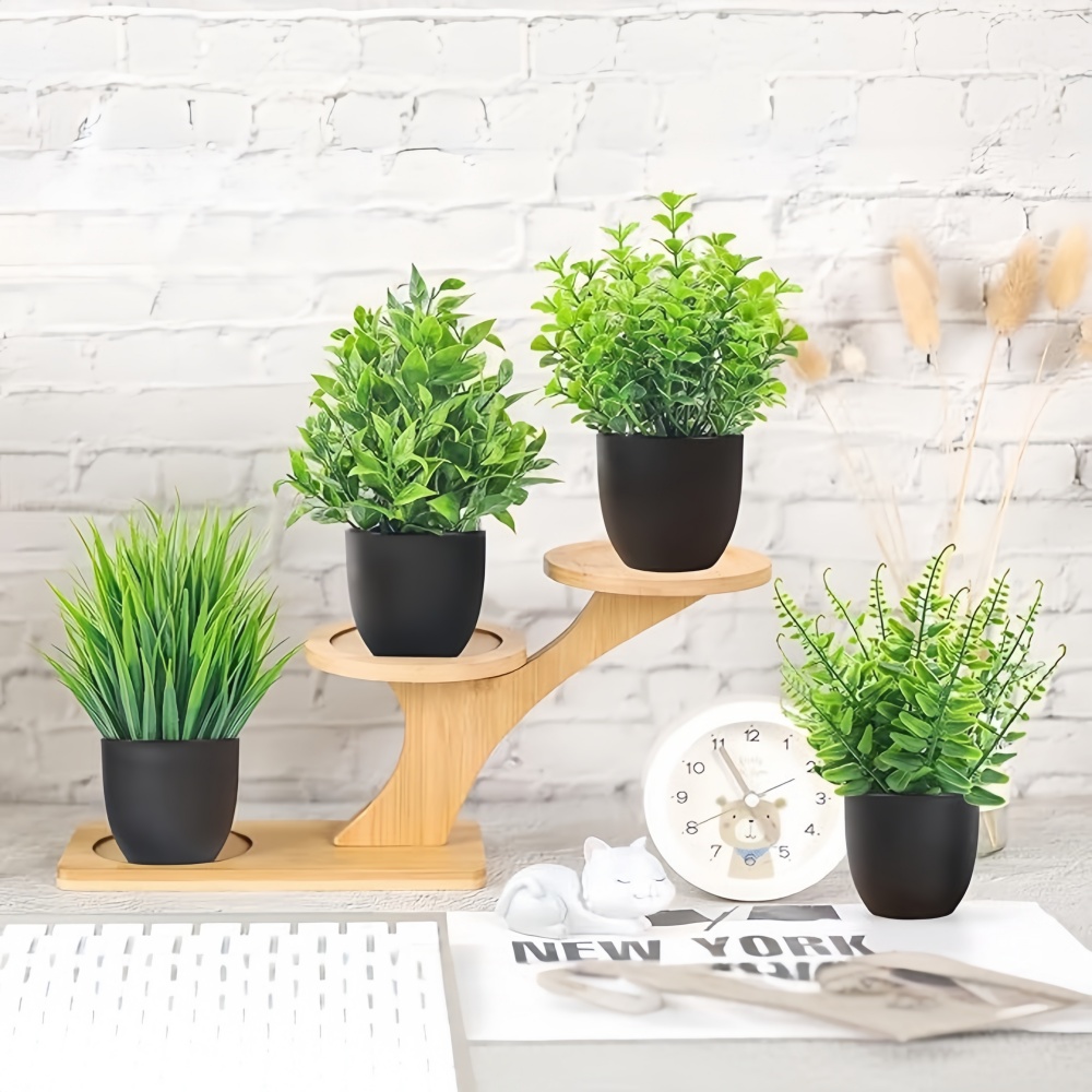 4pcs/set Mini Artificial Plant - Bonsai Garden Kit のレビューと価格