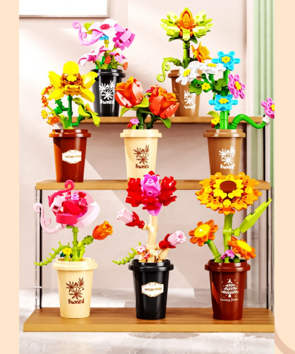 MOC Romantic Garden Flower Suc - Bonsai Garden Lego Set のレビューと価格