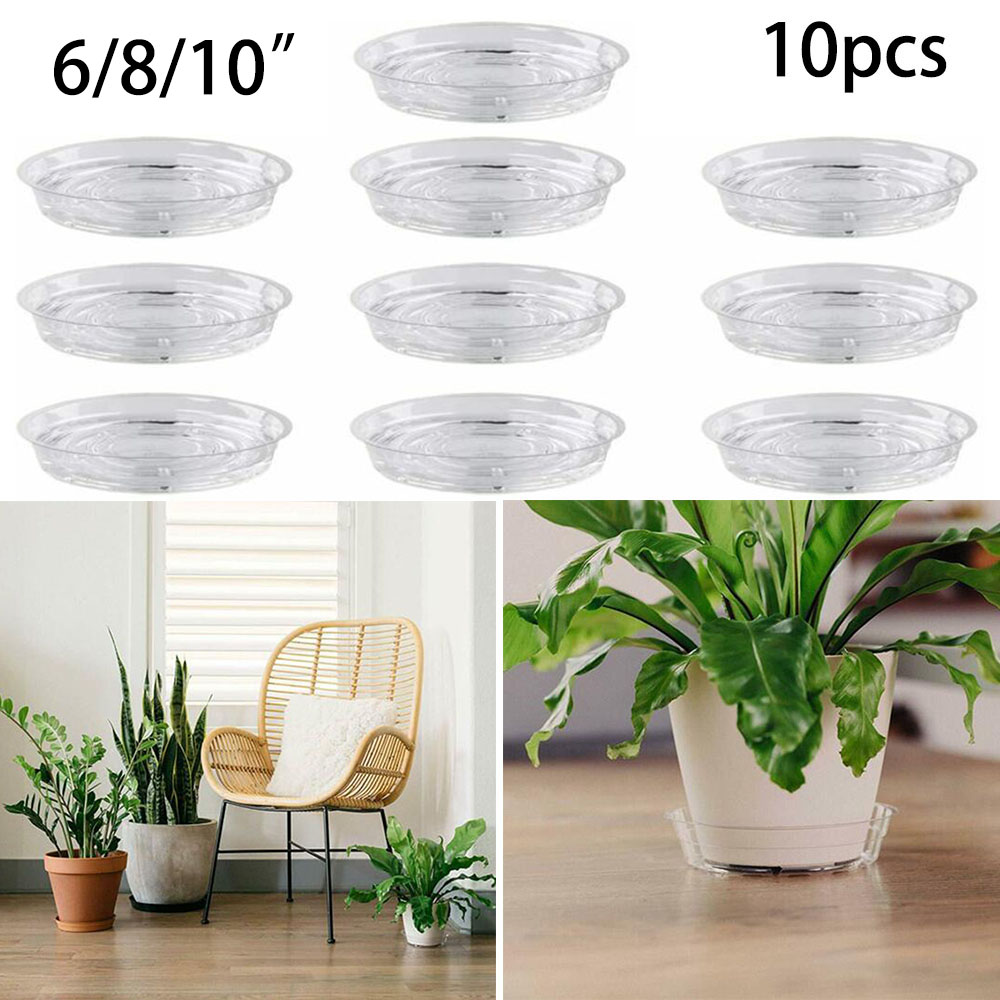 10pc Garden Plant Saucer Drip  - Drip Tray Saucer のレビューと価格