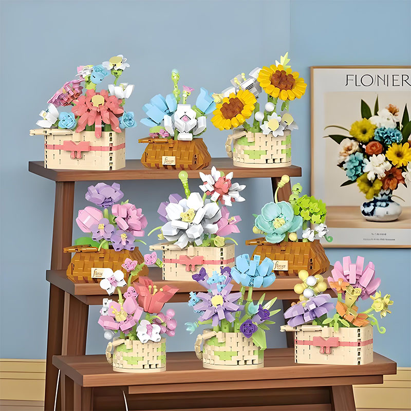 DIY Potted Rose Sunflower Plan - Bonsai Garden Lego Set のレビューと価格