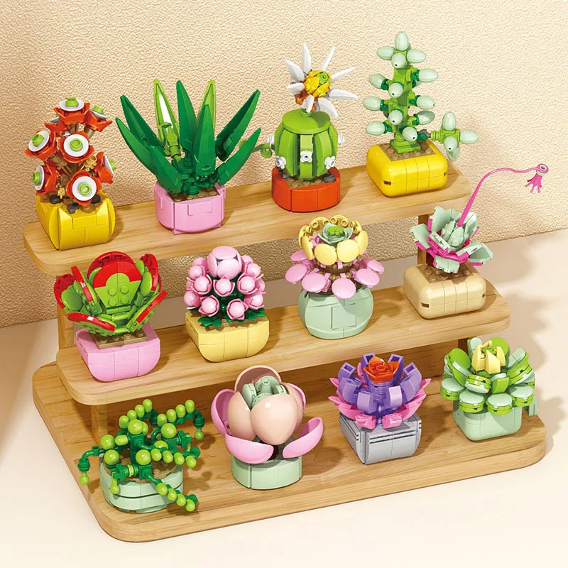 New Flowers Succulents Buildin - Bonsai Garden Lego Set のレビューと価格
